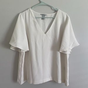 H&M flutter sleeve blouse